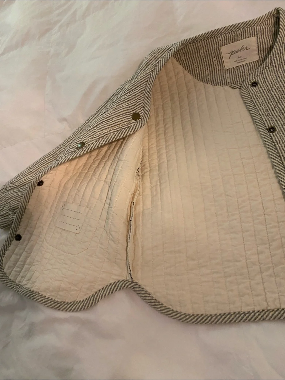 Pehr Quilted Railroad jacket 4-5T NWOT